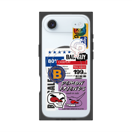 プレミアムスクエアケース with MagSafe［ Demon Friends Sticker .5 ］