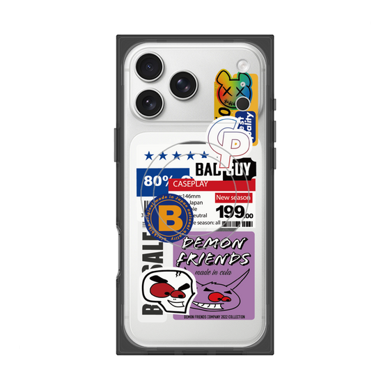 プレミアムスクエアケース with MagSafe［ Demon Friends Sticker .5 ］
