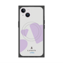 プレミアムスクエアケース with MagSafe［ LANVIN en Bleu Hearts Purple - ランバン ハート パープル ］