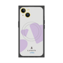 プレミアムスクエアケース with MagSafe［ LANVIN en Bleu Hearts Purple - ランバン ハート パープル ］