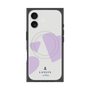 プレミアムスクエアケース with MagSafe［ LANVIN en Bleu Hearts Purple - ランバン ハート パープル ］