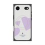 プレミアムスクエアケース with MagSafe［ LANVIN en Bleu Hearts Purple - ランバン ハート パープル ］