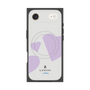 プレミアムスクエアケース with MagSafe［ LANVIN en Bleu Hearts Purple - ランバン ハート パープル ］