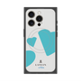 プレミアムスクエアケース with MagSafe［ LANVIN en Bleu Hearts Blue - ランバン ハート ブルー ］