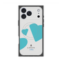 プレミアムスクエアケース with MagSafe［ LANVIN en Bleu Hearts Blue - ランバン ハート ブルー ］