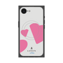 プレミアムスクエアケース with MagSafe［ LANVIN en Bleu Hearts Pink - ランバン ハート ピンク ］