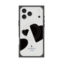 プレミアムスクエアケース with MagSafe［ LANVIN en Bleu Hearts Black - ランバン ハート ブラック ］