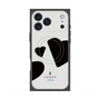 プレミアムスクエアケース with MagSafe［ LANVIN en Bleu Hearts Black - ランバン ハート ブラック ］