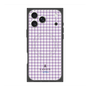 プレミアムスクエアケース with MagSafe［ Houndstooth Pattern Purple -with LANVIN en Bleu logo ランバン 千鳥格子柄 パープル ］