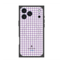 プレミアムスクエアケース with MagSafe［ Houndstooth Pattern Purple -with LANVIN en Bleu logo ランバン 千鳥格子柄 パープル ］