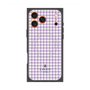 プレミアムスクエアケース with MagSafe［ Houndstooth Pattern Purple -with LANVIN en Bleu logo ランバン 千鳥格子柄 パープル ］