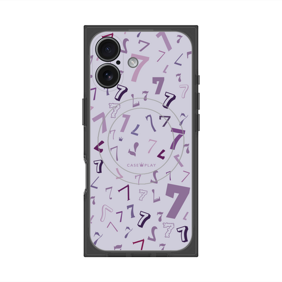 プレミアムスクエアケース with MagSafe［ Puple 7 - パープル・セブン ］