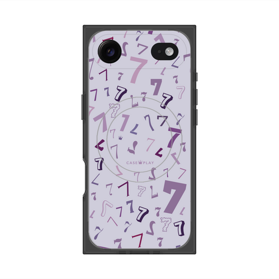 プレミアムスクエアケース with MagSafe［ Puple 7 - パープル・セブン ］
