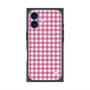プレミアムスクエアケース with MagSafe［ Checkered Pink - ギンガムチェック ピンク ］