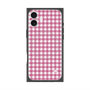 プレミアムスクエアケース with MagSafe［ Checkered Pink - ギンガムチェック ピンク ］