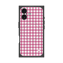 プレミアムスクエアケース with MagSafe［ Checkered Pink - ギンガムチェック ピンク ］
