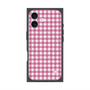 プレミアムスクエアケース with MagSafe［ Checkered Pink - ギンガムチェック ピンク ］