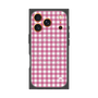 プレミアムスクエアケース with MagSafe［ Checkered Pink - ギンガムチェック ピンク ］