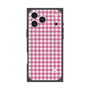 プレミアムスクエアケース with MagSafe［ Checkered Pink - ギンガムチェック ピンク ］