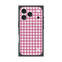 プレミアムスクエアケース with MagSafe［ Checkered Pink - ギンガムチェック ピンク ］