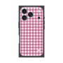 プレミアムスクエアケース with MagSafe［ Checkered Pink - ギンガムチェック ピンク ］