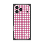 プレミアムスクエアケース with MagSafe［ Checkered Pink - ギンガムチェック ピンク ］