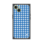 プレミアムスクエアケース with MagSafe［ Checkered Blue - ギンガムチェック ブルー ］
