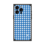 プレミアムスクエアケース with MagSafe［ Checkered Blue - ギンガムチェック ブルー ］