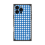 プレミアムスクエアケース with MagSafe［ Checkered Blue - ギンガムチェック ブルー ］