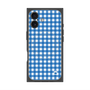 プレミアムスクエアケース with MagSafe［ Checkered Blue - ギンガムチェック ブルー ］