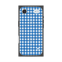 プレミアムスクエアケース with MagSafe［ Checkered Blue - ギンガムチェック ブルー ］