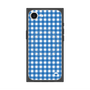 プレミアムスクエアケース with MagSafe［ Checkered Blue - ギンガムチェック ブルー ］