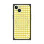 プレミアムスクエアケース with MagSafe［ Checkered Yellow - ギンガムチェック イエロー ］