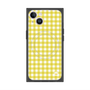 プレミアムスクエアケース with MagSafe［ Checkered Yellow - ギンガムチェック イエロー ］