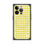 プレミアムスクエアケース with MagSafe［ Checkered Yellow - ギンガムチェック イエロー ］