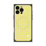 プレミアムスクエアケース with MagSafe［ Checkered Yellow - ギンガムチェック イエロー ］