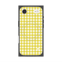 プレミアムスクエアケース with MagSafe［ Checkered Yellow - ギンガムチェック イエロー ］