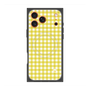 プレミアムスクエアケース with MagSafe［ Checkered Yellow - ギンガムチェック イエロー ］