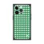 プレミアムスクエアケース with MagSafe［ Checkered Green - ギンガムチェック グリーン ］
