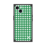 プレミアムスクエアケース with MagSafe［ Checkered Green - ギンガムチェック グリーン ］