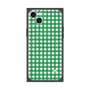 プレミアムスクエアケース with MagSafe［ Checkered Green - ギンガムチェック グリーン ］