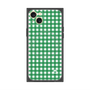 プレミアムスクエアケース with MagSafe［ Checkered Green - ギンガムチェック グリーン ］
