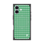 プレミアムスクエアケース with MagSafe［ Checkered Green - ギンガムチェック グリーン ］