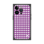 プレミアムスクエアケース with MagSafe［ Checkered Purple - ギンガムチェック パープル ］