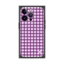プレミアムスクエアケース with MagSafe［ Checkered Purple - ギンガムチェック パープル ］