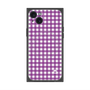 プレミアムスクエアケース with MagSafe［ Checkered Purple - ギンガムチェック パープル ］