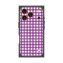 プレミアムスクエアケース with MagSafe［ Checkered Purple - ギンガムチェック パープル ］