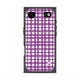 プレミアムスクエアケース with MagSafe［ Checkered Purple - ギンガムチェック パープル ］