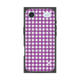 プレミアムスクエアケース with MagSafe［ Checkered Purple - ギンガムチェック パープル ］
