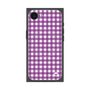 プレミアムスクエアケース with MagSafe［ Checkered Purple - ギンガムチェック パープル ］